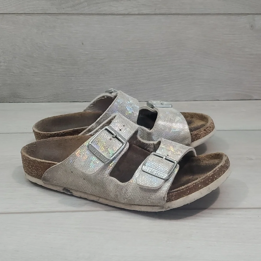 Birkenstock Kids Arizona Loafer Slip on Shoes sz  32/1-1.5